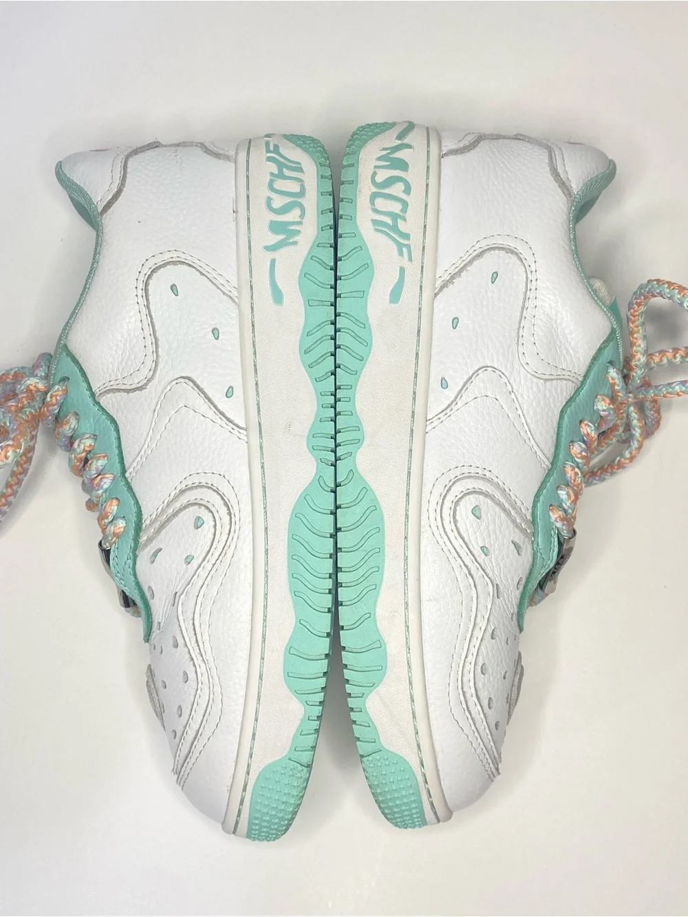 MSCHF Super Normal Sneakers – White/mint Men’s Size 7 / Women’s Size 8.5